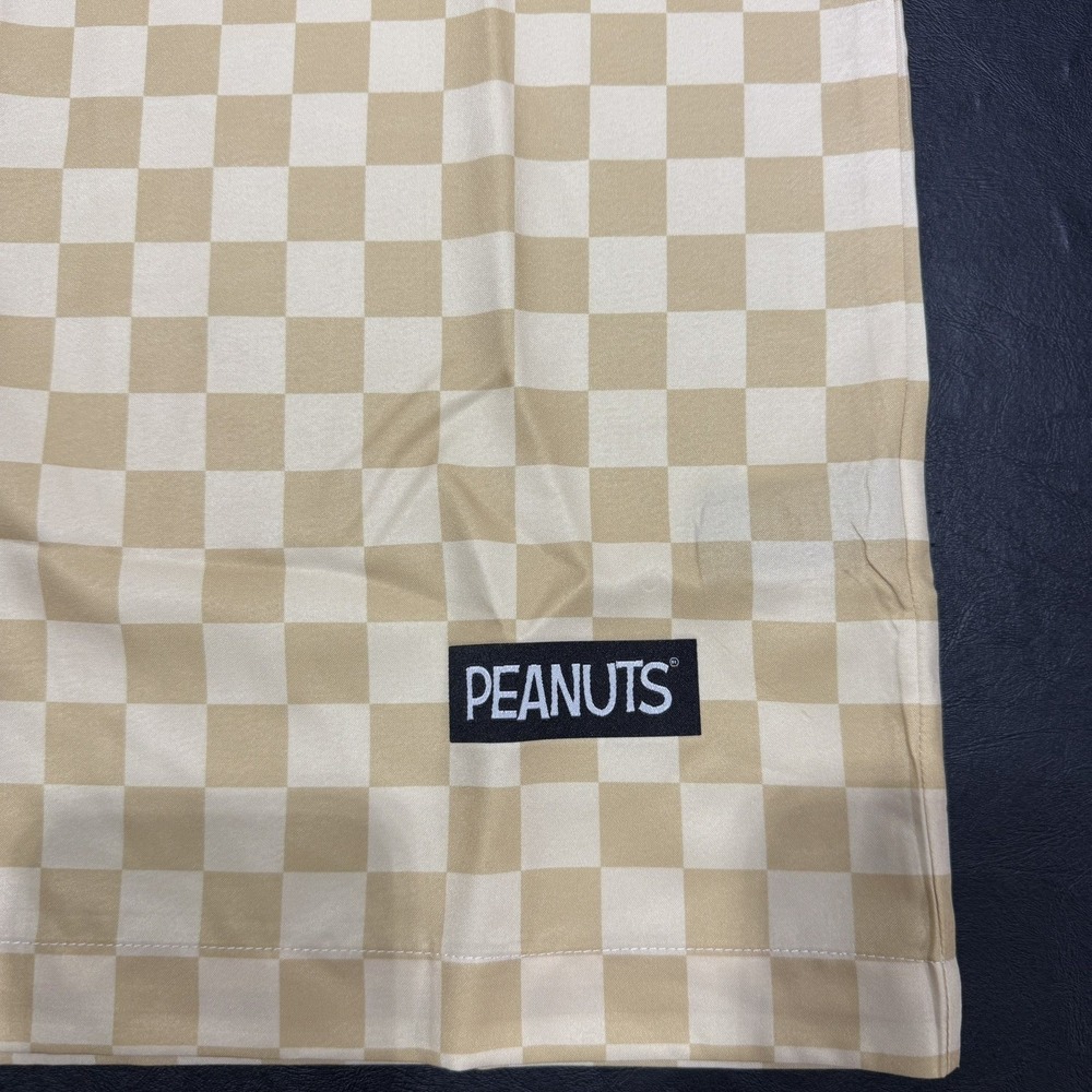 Men's Small (S) Peanuts Racing Motorsports Shirt. Button Down Checker Flag - Picture 6 of 8